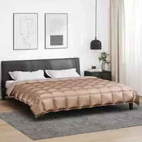 Žiemos antklodė Auksinė 220 x 240 cm Satin ir mikropluoštas