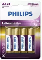Philips Ultra AA (FR6) šarminės baterijos, 4 vnt. rinkinys
