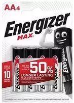 Energizer Max AA ilgai veikiančios šarminės baterijos 4 vnt.