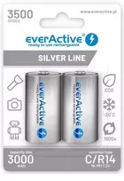 EverActive Sidabrinis Line R14 C šarminės baterijos 1.5V, 2 vnt.