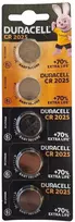 Duracell CR2025 3V ličio mygtukinės baterijos, 5 vnt. rinkinys