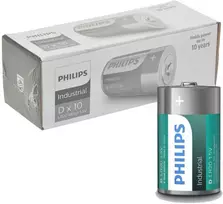 Philips Industrial LR20 D ilgaamžės baterijos, 10 vnt. pakuotė