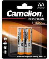 Camelion AA 1500mAh įkraunamos baterijos, rinkinys 2 vnt.