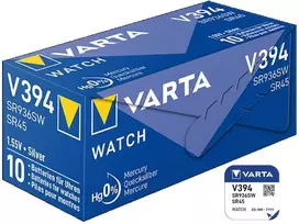 Varta 394 SR936SW sidabro oksido laikrodžio baterijos 10 vnt.