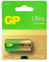 GP Ultra šarminės C LR14 baterijos 1.5V, 2 vnt.
