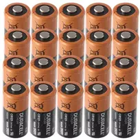Duracell CR123 ličio baterijos fotoaparatams ir signalizacijai 20 vnt.