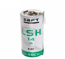 Saft LSH14 C ličio baterija 3,6 V 5800 mAh su U antgaliais