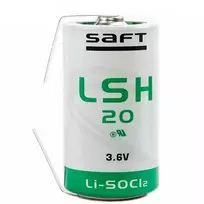 Saft LSH20 3.6V 13000mAh ličio baterija su U litavimo auselėmis