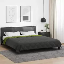 Vasaros antklodė Žalia ir antracito 200 x 200 cm Mikropluoštas