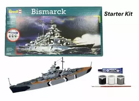 Revell Bismarck laivo modelio dovanų rinkinys 1:1200