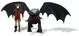 Dragons How to train your dragon Smok Szczerbatek i Czkawka Figurki Toothless & Hiccup