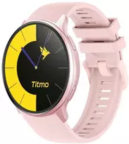 Išmanusis laikrodis TITMO O-200 (GPS, AMOLED, bluetooth call, silicone strap) pink