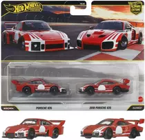 Mattel HOT WHEELS PREMIUM dviejų Porsche 935 rinkinys THEN&NOW (JHW51)