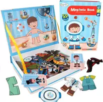 Malplay Magnetinė dėlionė profesijos aprenk berniuką