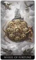 Žaidimų kortos - Heaven & Earth Tarot Mini (Lo Scarabeo, 78 kortos, daugiakalbis vadovas)