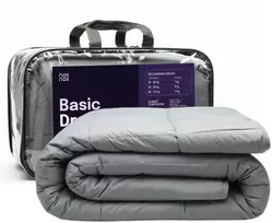 NOXNOX Sunki antklodė Basic+ 9kg, 150x200 cm, pilka