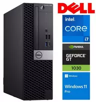 DELL 7060 SFF i7-8700 32GB 256SSD M.2 NVME GT1030 2GB WIN11Pro (RW71810) (Atnaujinta)