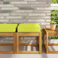 Lauko Sėdimosios Pagalvė Žalia 40 x 40 x 8 cm 100% poliesteris