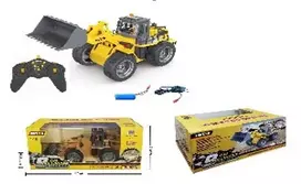 Huina Buldozeris-krautuvas 1:18
