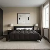 Pilna metų antklodė 260 x 220 cm 4 metų laikai Antracito