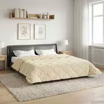 Pilna metų antklodė Tikštas Kreminė 220 x 240 cm