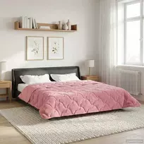 Žiemos antklodė 220 x 260 cm Žiema Rožinė Kvėpuojantis
