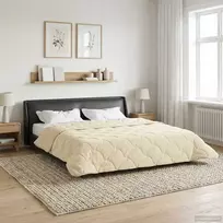Žiemos antklodė 220 x 260 cm Žiema Kreminė Kvėpuojantis