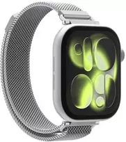 Spigen WBM4 apyrankė Apple Watch 8 / 9 / 10 / 11 / SE (40 / 41 / 42 MM) sidabro spalvos