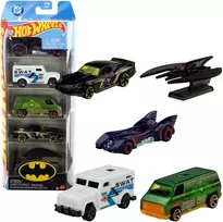 Mattel „Hot Wheels DC Comics“ figūrėlė, 5 vnt., Betmenas, 7 cm
