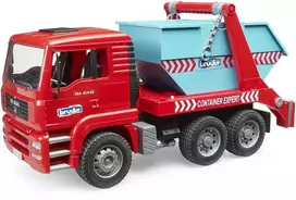 BRUDER konteinerių sunkvežimis MAN TGA Skip Container Truck, 02741