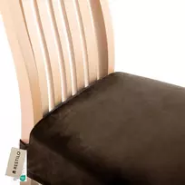 Kėdės sėdynės užvalkalas 40×40 cm tamsiai rudos spalvos Restilo
