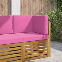 Lauko sofa pagalvėlė Poliesteris Rožinė 60 x 60 x 8 cm