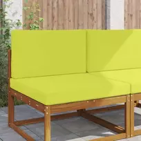 Lauko sofa pagalvėlė 2 pcs Žalia Poliesteris