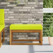 Lauko Sėdimosios Pagalvė 100% poliesteris Žalia 80 x 40 x 8 cm