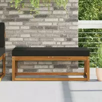 Lauko Sėdimosios Pagalvė Juodas 111,5 x 40 x 8 cm