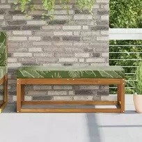 Lauko Sėdimosios Pagalvė Žali lapai 111,5 x 40 x 8 cm