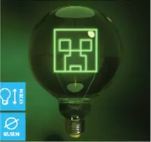 Paladone Minecraft Creeper LED neoninė lemputė