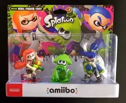 Nintendo Amiibo Splatoon Inkling Girl Squid Boy trijų figūrėlių rinkinys (3 vnt.)