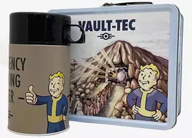 Bethesda Fallout Clean Vault-Tec Lunchbox & Flask