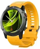 Mobile Origin Lengvai keičiamas Quick Fit dirželis, skirtas Garmin ES1, 22 mm, geltonas