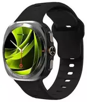 Mobile Origin Easy Strap silikoninis dirželis Galaxy Watch Ultra 47 mm, juodas