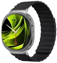 Mobile Origin Easy Strap magnetinis dirželis, skirtas Galaxy Watch 8, juodas
