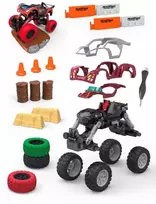 DIY surenkamas automobilis džipas 4x4 (29 dalys)