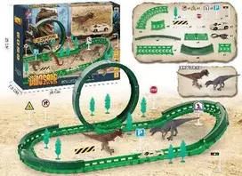 Dinozaurų trasa su 360 laipsnių kilpa