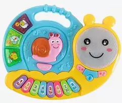 Muzikinis žaislas pianinas sraigė