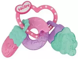 Nuby - Icy Bite Sweets Teether Rožinė/Turqoise/Violetinė + 3 M (708060)
