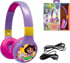 Friends Lexibook - 2 in 1 foldable Dora Headphones (HPBT010DOR)