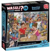 Dėlionė Wasgij - Mystery 29-Donation Debacle! (1000 pieces) (1110100513)