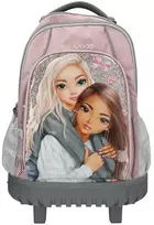 Top Model TOPModel - School Backpack Trolley MY BFF - Rožinė-Pilkas (413317)