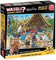 Dėlionė Wasgij – originalus Eftelingas – Sindbado pasaulis! (1000 vienetų) (1110100508)